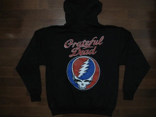 Grateful Dead- Steal Your Face- With Logo- Hoodie-Two Sided Print